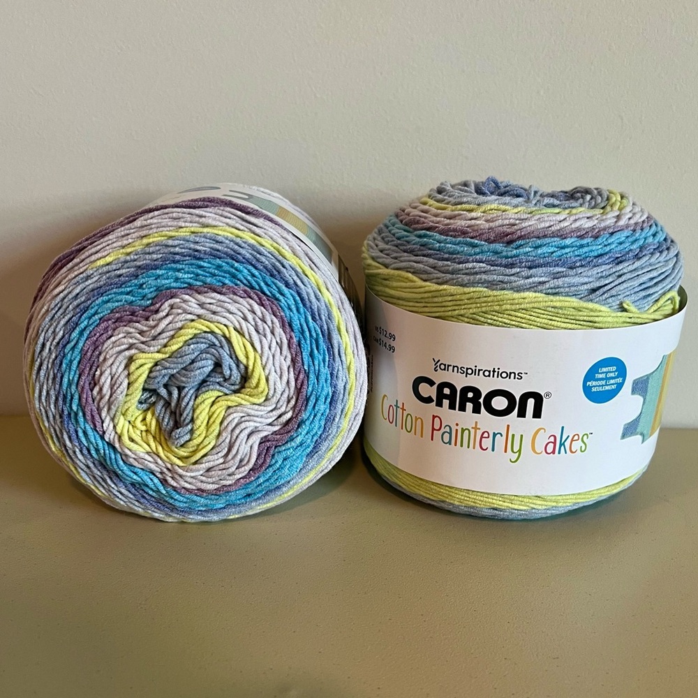 Caron Cotton Painterly Cakes Duo in Intense Iris